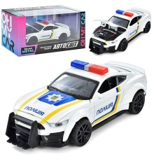 Машина метал. Ford Mustang Police